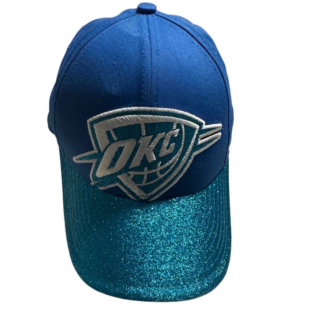 New Era OKC Thunder Baseball Hat Cap Kids One-Size Basketball NBA Blingy